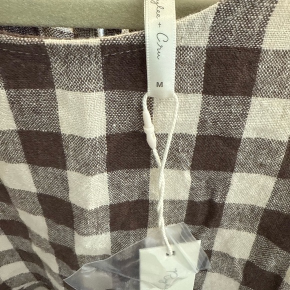 Ryle + Cru Marley Charcoal Check Dress - Women’s - Picture 4 of 4